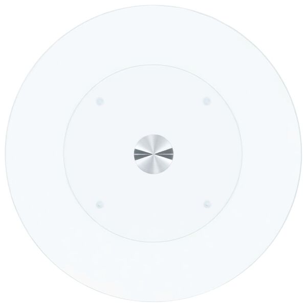 vidaXL sofabord 40 cm hærdet glas transparent