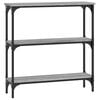 vidaXL konsolbord 75x22,5x75 cm konstrueret tr&aelig; gr&aring; sonoma-eg