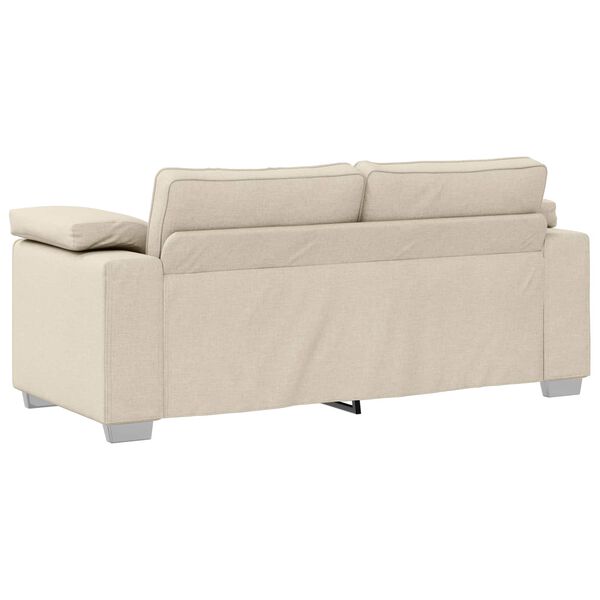 vidaXL Sofa Beige 180 x 80 x 82 cm Linned-blandet stof