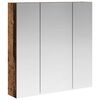 vidaXL Badev&aelig;relsesspejlskab Gammelt tr&aelig; 70 x 14,5 x 70 cm
