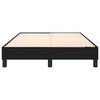 vidaXL Boxspring sengeramme Sort 120x200 cm Stof