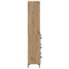 vidaXL Highboard Artisan Egetr&aelig; 69,5 x 34 x 180 cm Konstrueret tr&aelig;