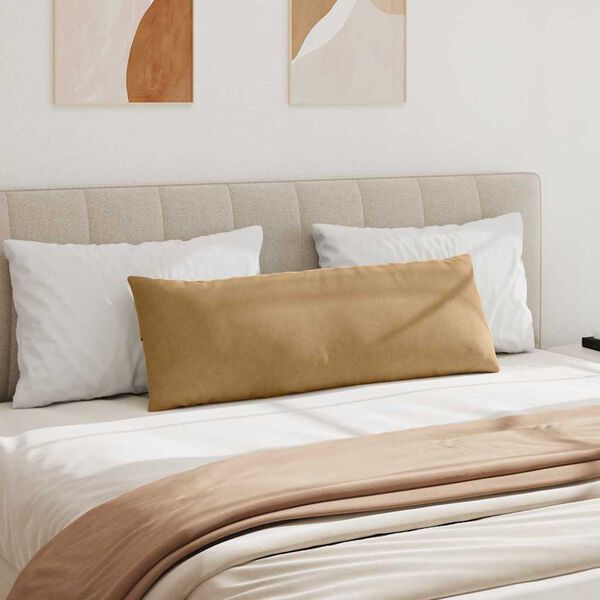 vidaXL Sofapuder 2 pcs Brun 120 x 40 cm Velourstof