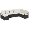 vidaXL Sofa S&aelig;t med pude 5 pcs polyrattan