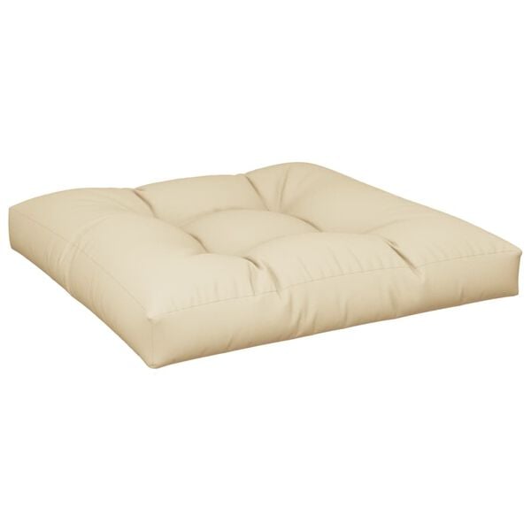 vidaXL pallehynder 2 stk. stof beige
