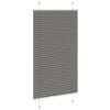 vidaXL Pliss&eacute;gardin Antracit 80x100 cm Stofbredde 79,4 cm Polyester