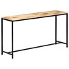 vidaXL konsolbord 140 x 35 x 76 cm massivt ru mangotr&aelig;