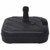 vidaXL parasolfod 24 l sand- eller vandfyld sort