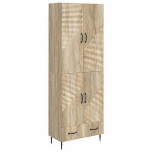 vidaXL Skab S&aelig;t 2 pcs 66 x 34,5 x 95 cm Konstrueret tr&aelig;