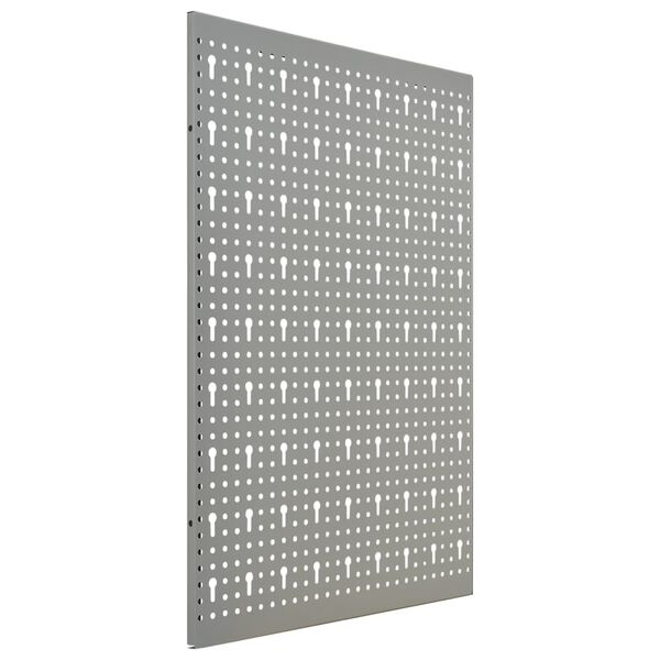vidaXL vægmonterede værktøjspaneler 4 stk. 40x58 cm stål