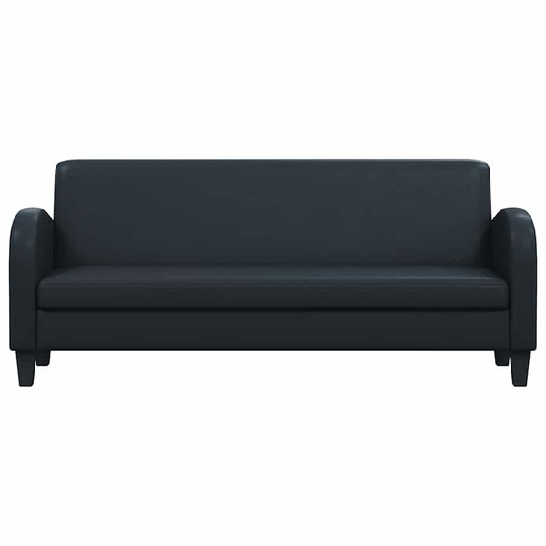 vidaXL sofas&aelig;t 2 dele kunstl&aelig;der sort