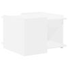 vidaXL Sofabord Hvid 50,5 x 50 x 33 cm Konstrueret tr&aelig;