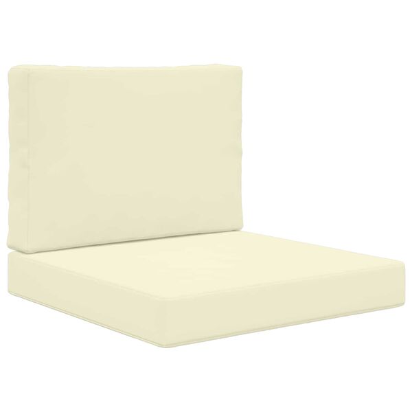 vidaXL Udend&oslash;rs Sofa Pude 2 pcs Creme Polyester