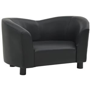 vidaXL hundesofa 67x41x39 cm kunstl&aelig;der sort