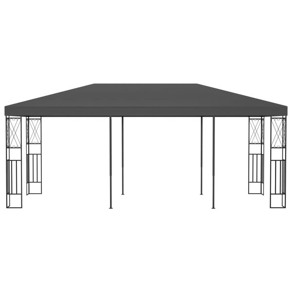 vidaXL pavillon 3x6 m stof antracitgrå