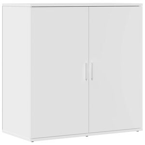 vidaXL skab 79x38x80 cm konstrueret tr&aelig; hvid