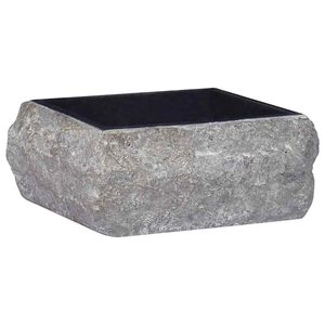 vidaXL h&aring;ndvask 30x30x13 cm marmor sort