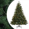 vidaXL Kunstigt Hinged Juletr&aelig; 120 cm 150 LED'er Varm hvid PE og PVC
