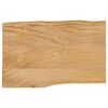 vidaXL bordplade 60x40x3,8 cm naturlig kant massivt mangotr&aelig;