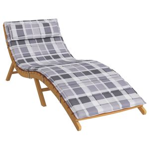 vidaXL Solseng Pude Oxford stof Flerfarvet 180 x 60 x 4 cm
