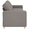 vidaXL Sofa Gr&aring;brun Samlede dimensioner: 221 x 80 x 80 cm (B x D x H)