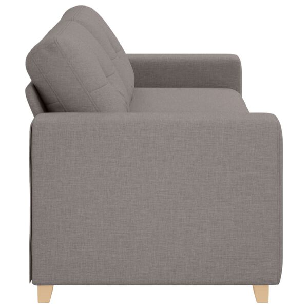 vidaXL Sofa Gr&aring;brun Samlede dimensioner: 221 x 80 x 80 cm (B x D x H)