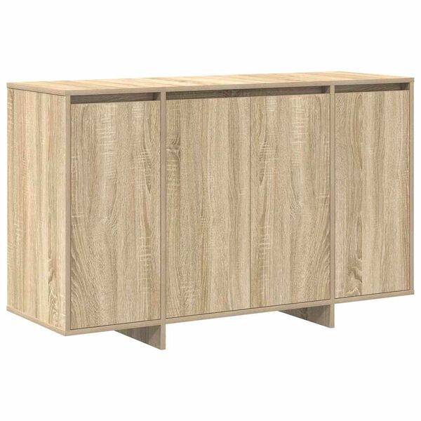 vidaXL Sideboard Sonoma-eg 120 x 41 x 75 cm Konstrueret tr&aelig;
