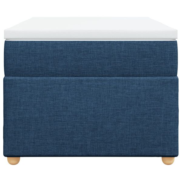 vidaXL kontinentalseng med madras 90x200 cm stof bl&aring;