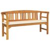 vidaXL Roseb&aelig;nk Naturlig 157 x 46 x 82,5 cm Massivt Akacietr&aelig;