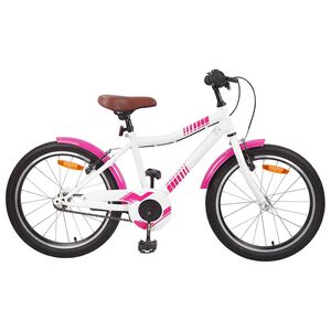 vidaXL B&oslash;rnecykel 18 tommer til 5-7 &aring;r gammel Lyser&oslash;d