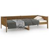 vidaXL daybed 90x200 cm massivt fyrretr&aelig; gyldenbrun
