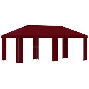 vidaXL Have Gazebo 6 x 3 m Bordeaux Polyester og St&aring;l 190