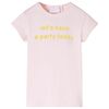 vidaXL T-shirt til b&oslash;rn str. 140 lyser&oslash;d