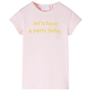 vidaXL T-shirt til b&oslash;rn str. 140 lyser&oslash;d