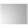 vidaXL LED badev&aelig;relsesspejl Transparent 80 x 60 cm h&aelig;rdet glas