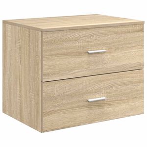 vidaXL V&aelig;gh&aelig;ngt badev&aelig;relsesskab Sonoma-eg 62,5 x 44,5 x 50 cm