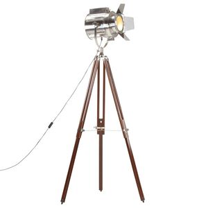 vidaXL gulvlampe med trefod 180 cm massivt mangotræ