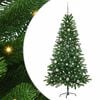 vidaXL Juletr&aelig; med 150 LED'er med stativ Gr&oslash;n 150 cm PE