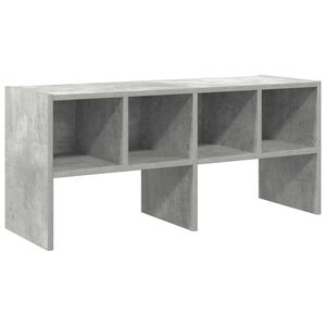 vidaXL skostativ stabelbar 89,5x30x40 cm betongr&aring;