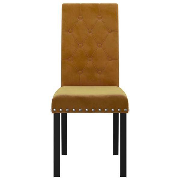 vidaXL spisebordsstole 6 stk. fl&oslash;jl brun