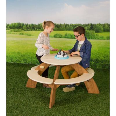AXI picnicbord til børn "Orion" brun og hvid A031.024.00