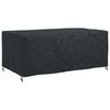 vidaXL M&oslash;belbetr&aelig;k Ensfarvet Sort 240 x 140 x 90 cm 210D