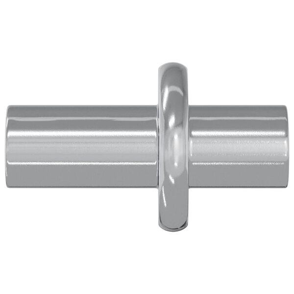 vidaXL Hylde Peg 12 pcs S&oslash;lv 8,6 x 8,6 x 14,6 mm St&aring;l