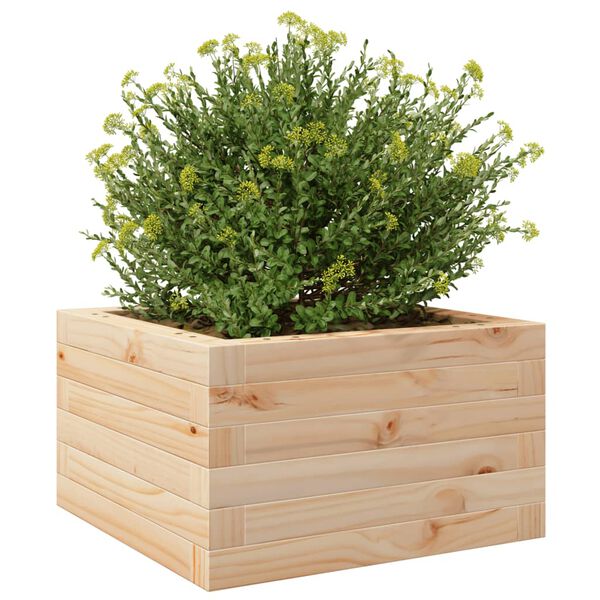vidaXL plantekasse 40x40x23 cm massivt fyrretr&aelig;