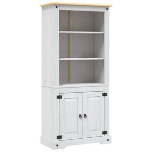 vidaXL skab Corona-serien 80x40x170 cm mexicansk fyrretr&aelig; hvid