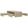 vidaXL sofabordss&aelig;t 100x100x26,5 cm konstrueret tr&aelig; sonoma-eg