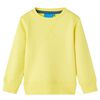 Sweatshirt til b&oslash;rn str. 104 lysegul
