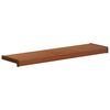 vidaXL Vindueskarm Brun Tr&aelig; 100 x 25 x 4,5 cm PVC