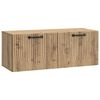 vidaXL V&aelig;gh&aelig;ngt TV-skab 78,5 x 31 x 30 cm Artisan-eg Konstrueret tr&aelig;