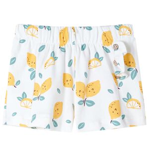 Shorts til b&oslash;rn str. 128 ecrufarvet
